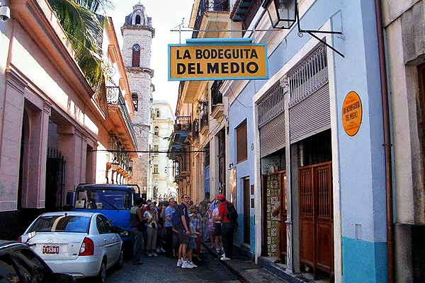Hausband von La Bodeguita del medio in Havanna